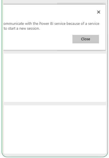 Metrics visuals in Power BI report do not display ... - Microsoft ...