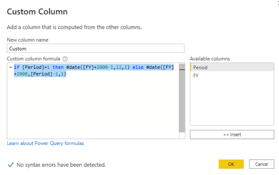 Solved: Create Date Function. Help. - Microsoft Fabric Community