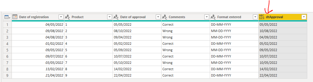 Solved: Problems with format dates entered - Microsoft Fabric Community