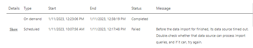 Scheduled Refresh Error - Microsoft Fabric Community