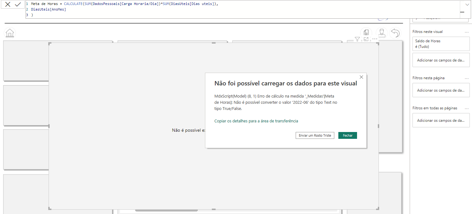 Don´t Convert text to true/false in Calculate - Microsoft Fabric Community