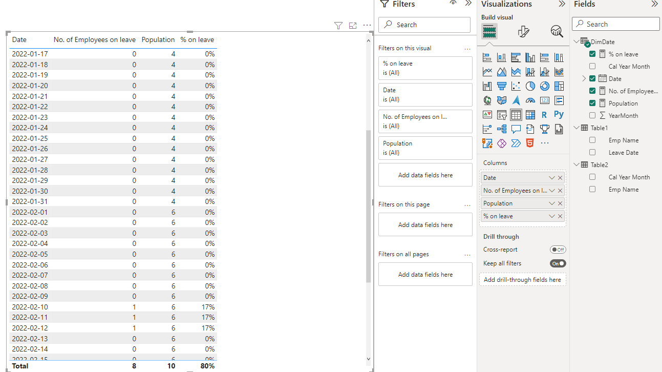 create relationship for table with dates and month... - Microsoft ...