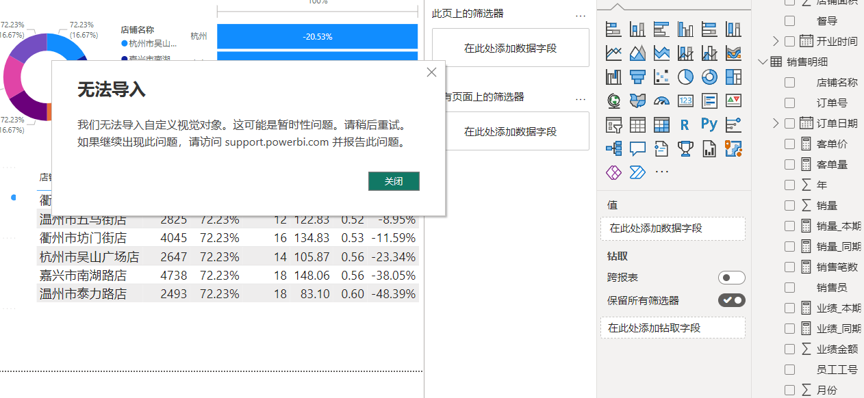 Unable to load visual object - Microsoft Fabric Community