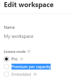 Solved: License mode issue for “My Workspace” - Microsoft Fabric Community