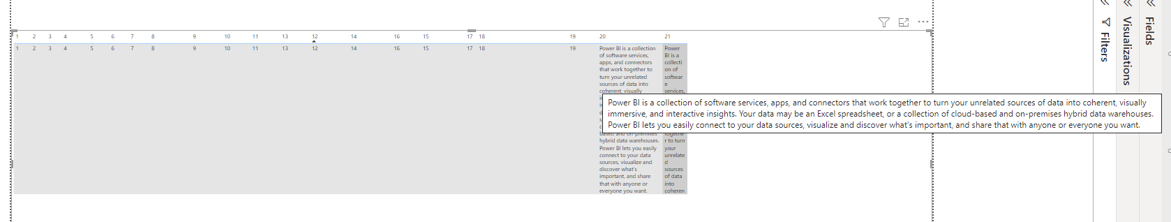 21st column of the table not auto-resizing based o... - Microsoft ...