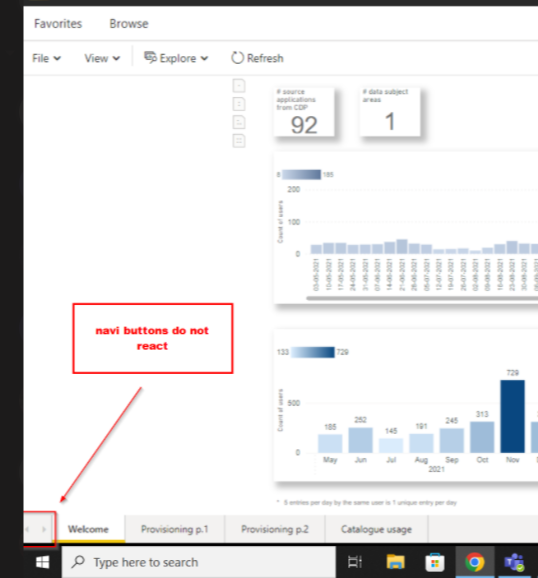 Solved: How can I enable the page navigation arrow button ...