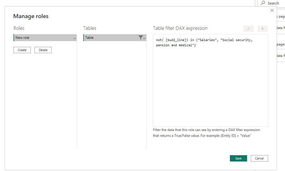 Solved: Manage Roles - DAX version of NOT IN - Microsoft Fabric Community