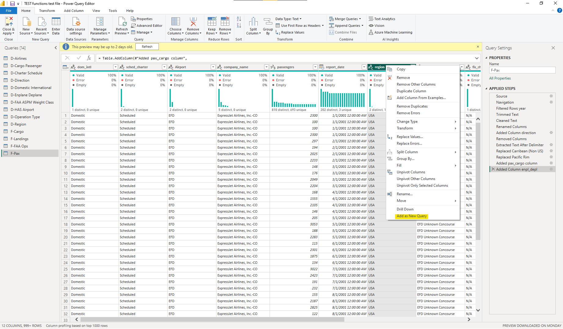 Inquiry: De-normalize data to create dimension tab... - Microsoft ...