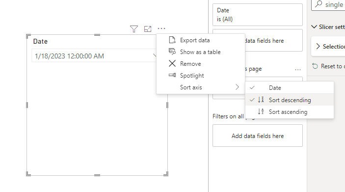setup most recent date as slicer default value - Microsoft Fabric Community