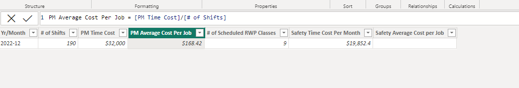 Solved: Trying to Divide a calculated column with a groupe ...