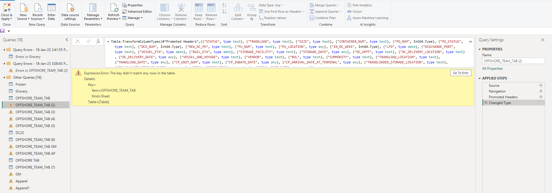 Solved: Error on Refresh - Microsoft Fabric Community