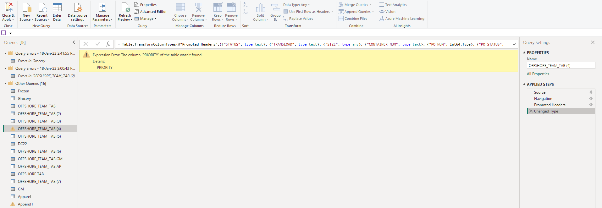 Solved: Error on Refresh - Microsoft Fabric Community