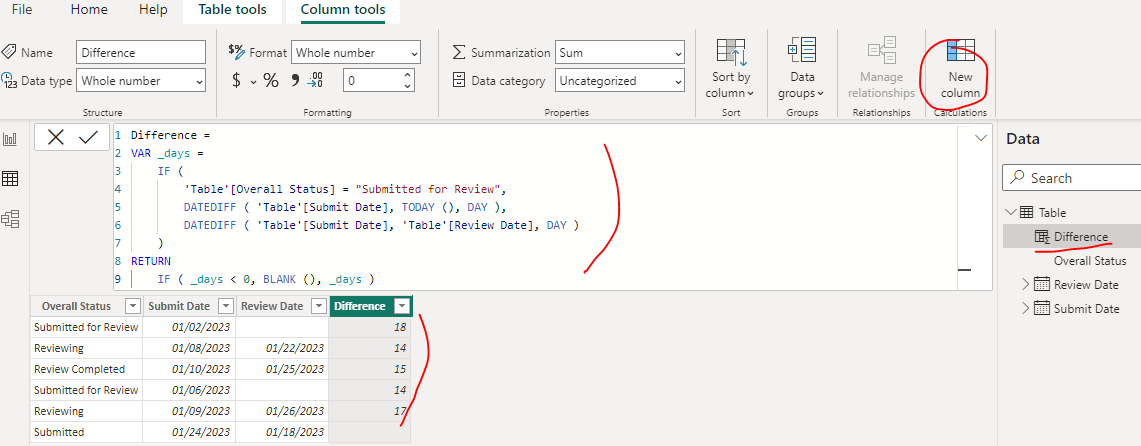 Solved: PQL Equation to Find Difference between Dates is R ...