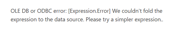 Dynamic M Parameter not working - Microsoft Fabric Community