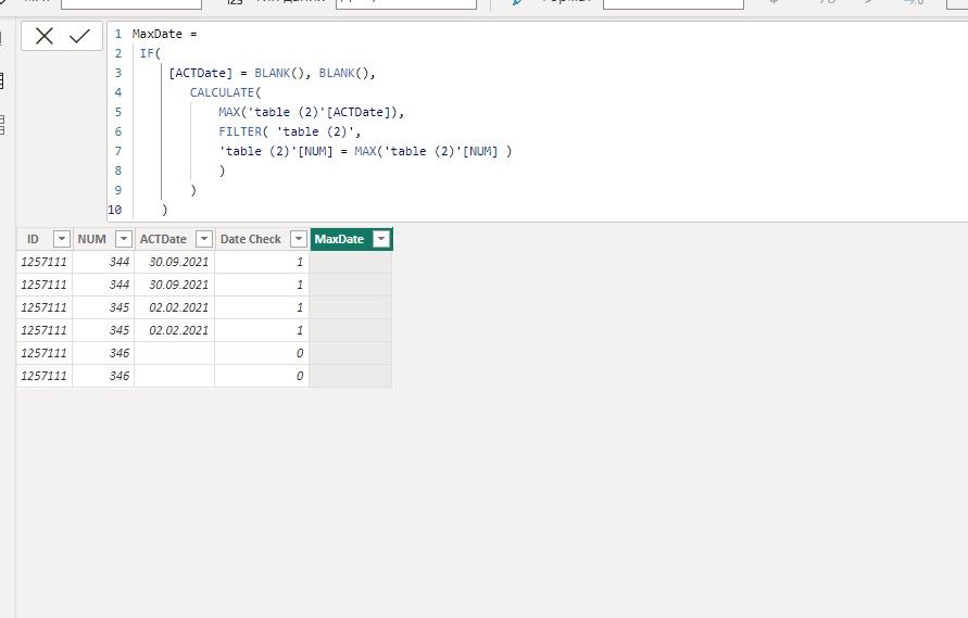 Solved: Calculated column - MAX Completion date based on 3 ...