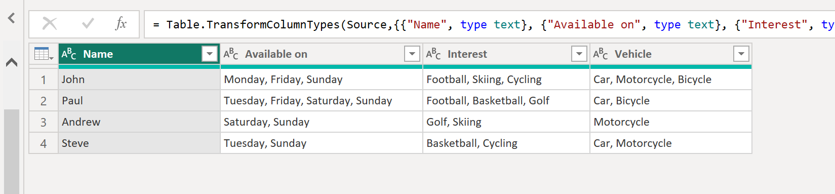 Solved: Count different items from different columns - Microsoft Fabric ...
