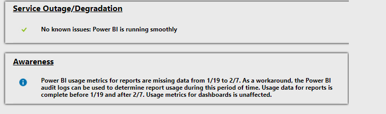 Solved: Usage metrics are blank - Microsoft Fabric Community