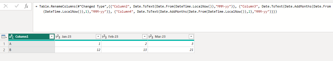 Dynamic columns in table or matrix visualization - Microsoft Fabric ...