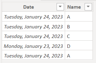 How to Filter distinct values of a column using la... - Microsoft ...