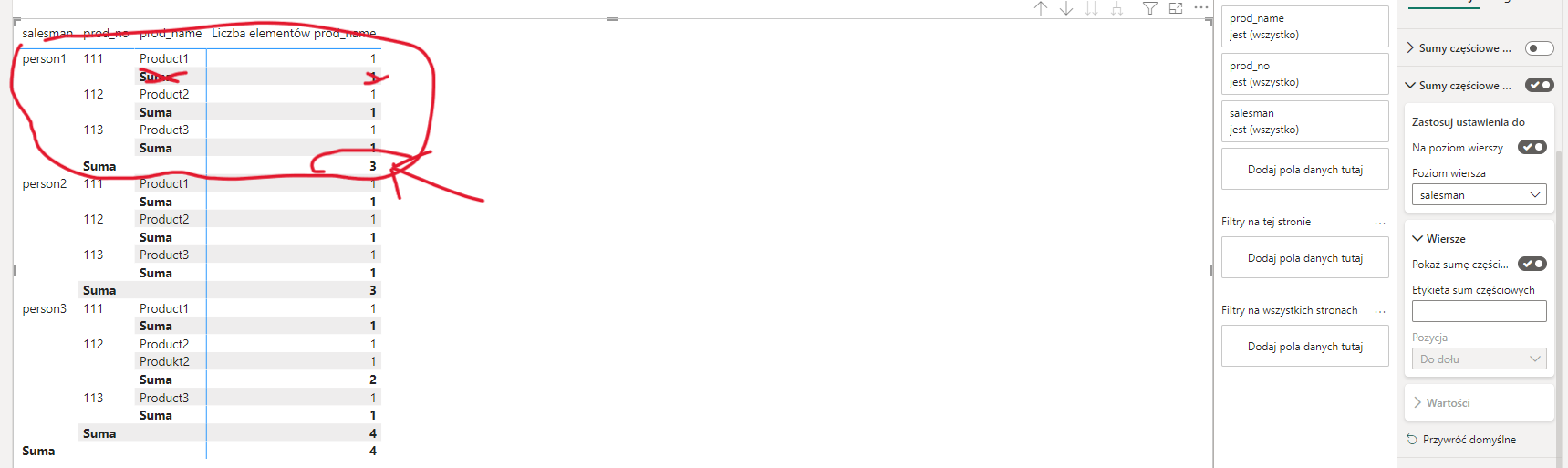 Matrix subtotal on row level - Microsoft Fabric Community