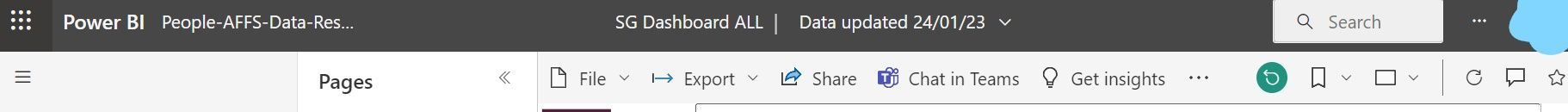Help with pinning visuals and reports to dashboard - Microsoft Fabric ...