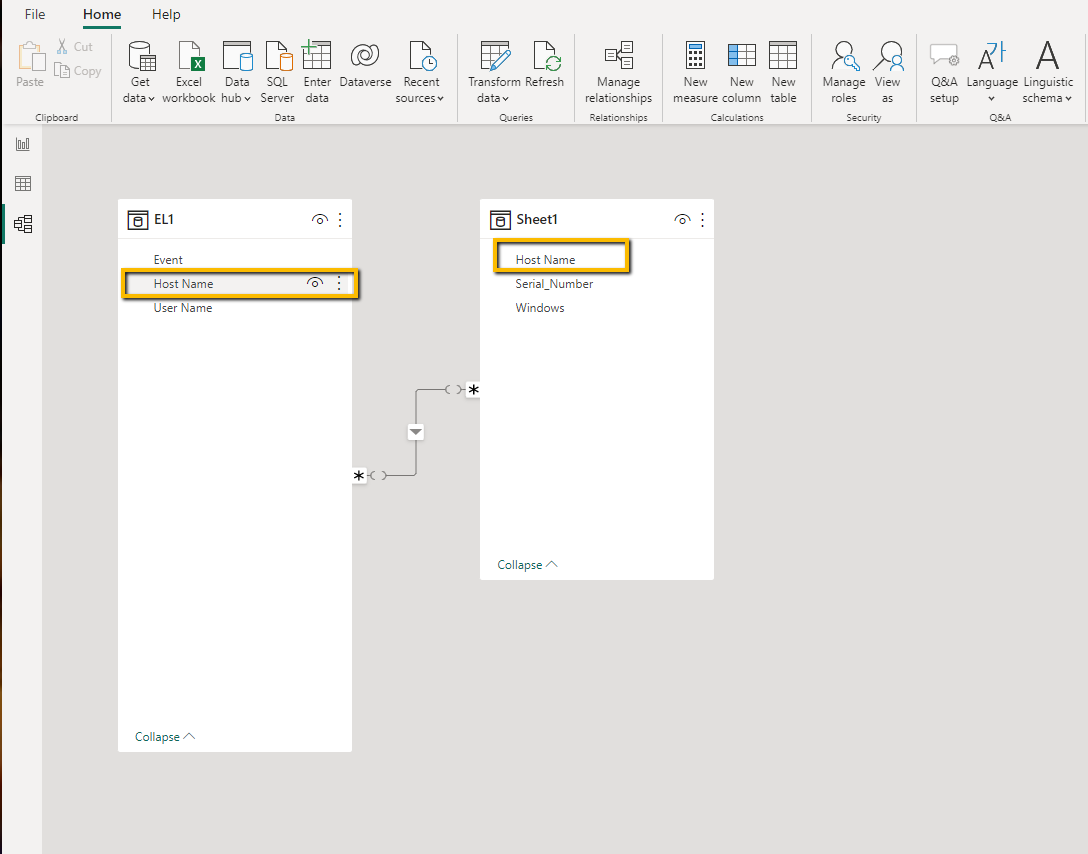 Find Differences between 2 visualized tables on 2 ... - Microsoft ...