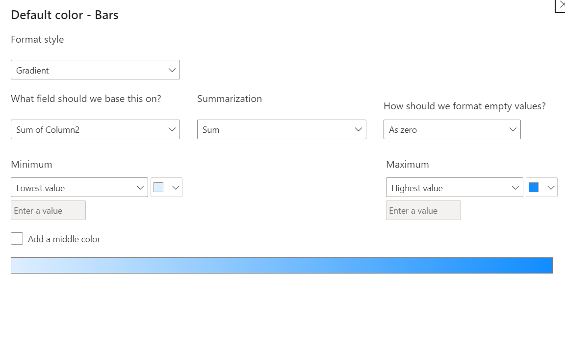 I cannot find the option for gradient the colors f... - Microsoft ...