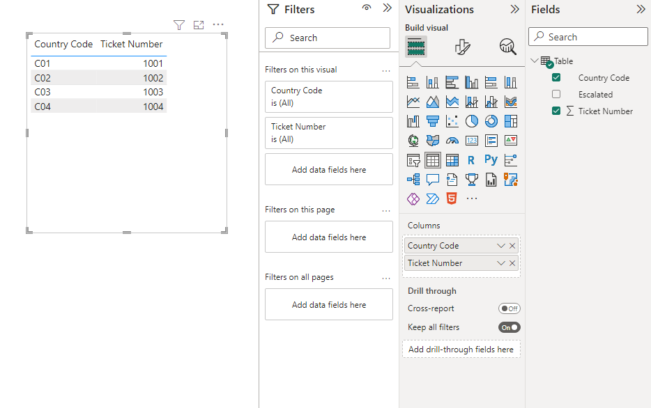 Measure to show values of a Column in a visual - Microsoft Fabric Community