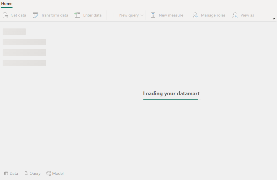 Error "Loading your datamart" - Microsoft Fabric Community