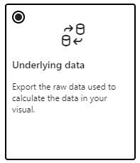 PowerBI Service Underlying Data Export is missing ... - Microsoft ...