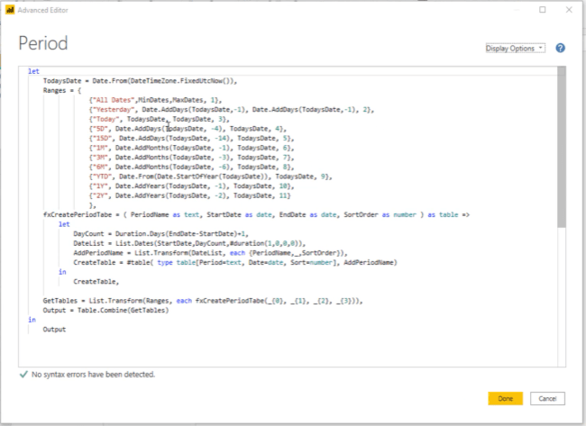 Dynamic Dax for time period - Microsoft Fabric Community