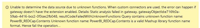 REDCap Data Source Not To Schedule Refresh - Microsoft Fabric Community