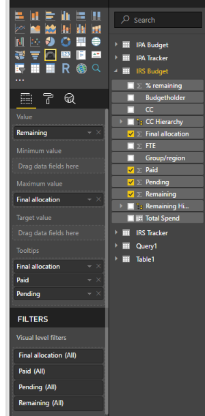 Solved: Change gauge to reflect outstanding data - Microsoft Fabric ...