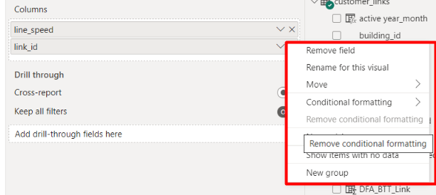 Matrix - Can't add columns to 'Value' - Microsoft Fabric Community