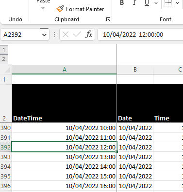 Datetime import issues - Microsoft Fabric Community