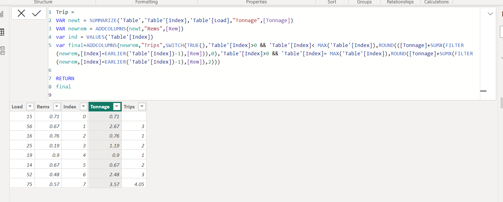 Please I need help Taking DAX function that adds ... - Microsoft Fabric ...