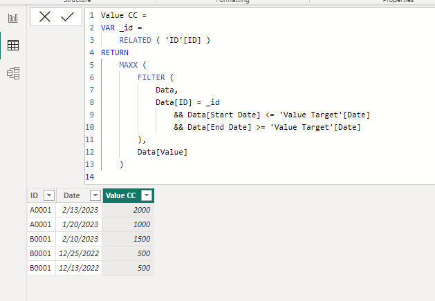 Solved: Create relationship between two table with start a ...