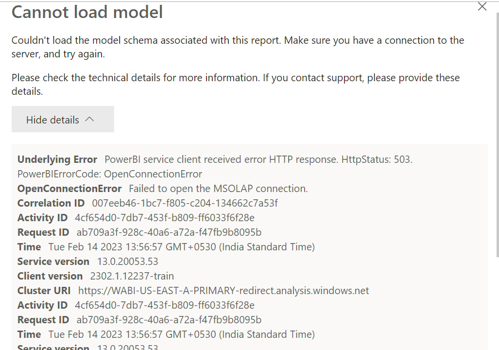Embedded Power BI RLS report: Cannot load model - Microsoft Fabric ...