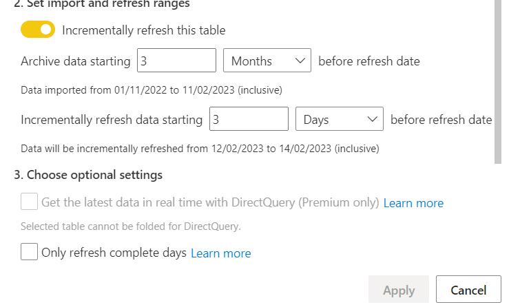 Incremental refresh issue - Microsoft Fabric Community