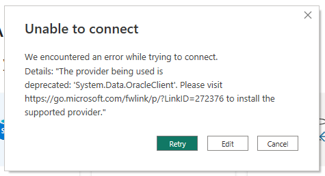 Power BI Desktop - Oracle Database & Unable to Con... - Microsoft ...