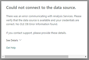 External unable to connect to the data source - an... - Microsoft ...