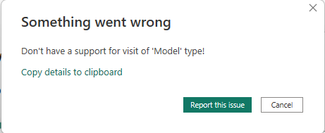 Error in composite models with Direct Query to Pow... - Microsoft ...