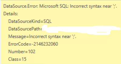 CTE Query Gives Error - Microsoft Fabric Community