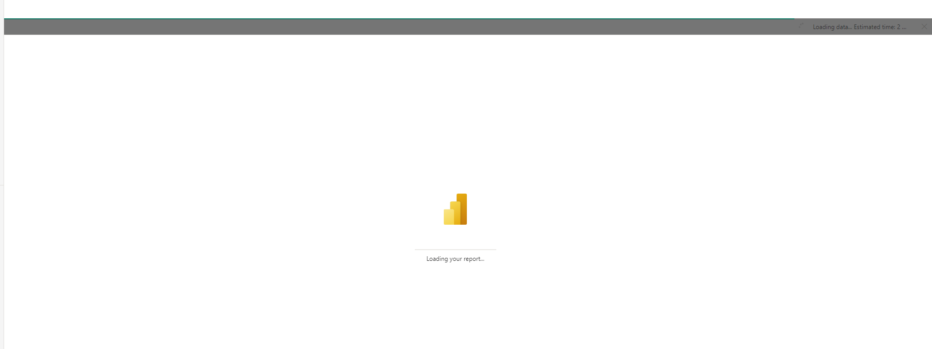 Reports loading screen - Microsoft Fabric Community