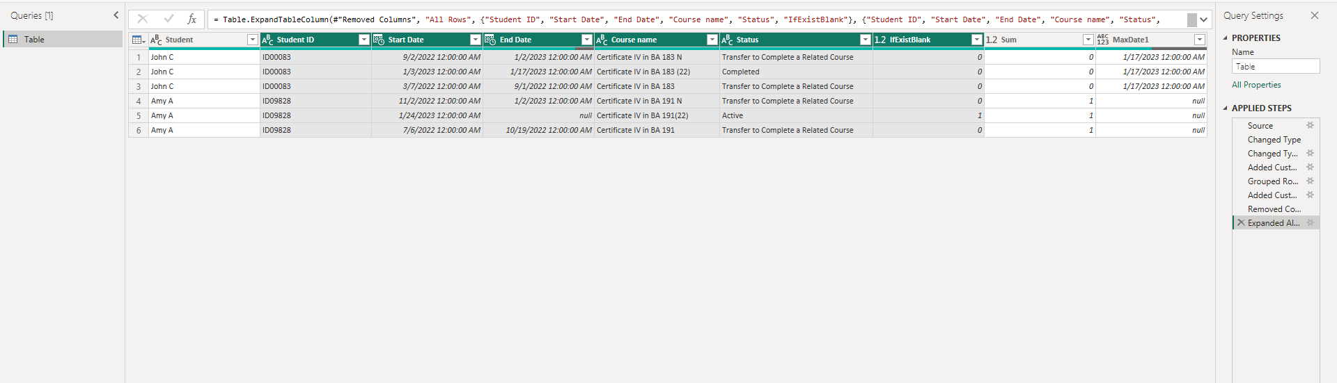 Power query | Deriving dates - Microsoft Fabric Community
