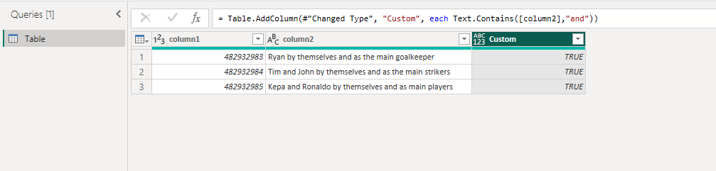 Custom Collumn searching for Duplicate Values - Microsoft Fabric Community