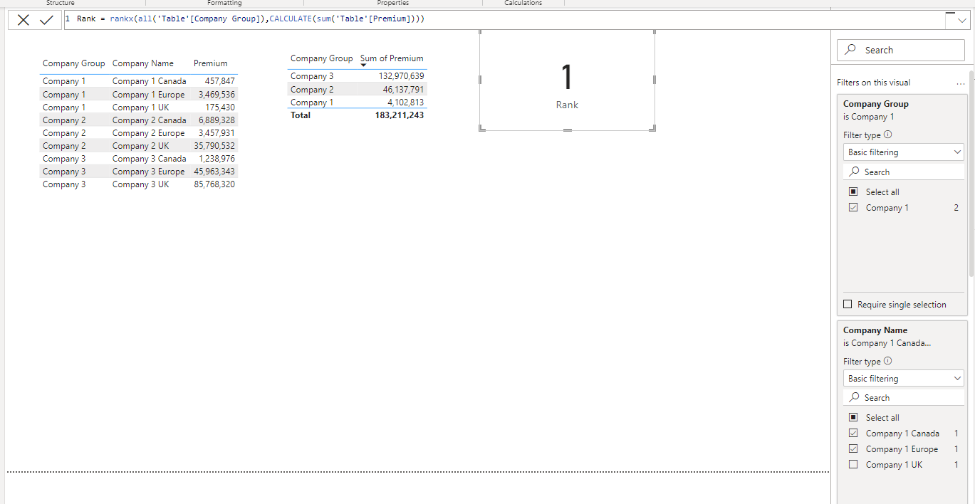 Rank in Card visual with filter - Microsoft Fabric Community