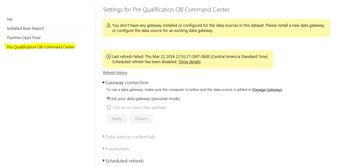 Add Sharepoint List as Data Source to my Gateway - Microsoft Fabric ...