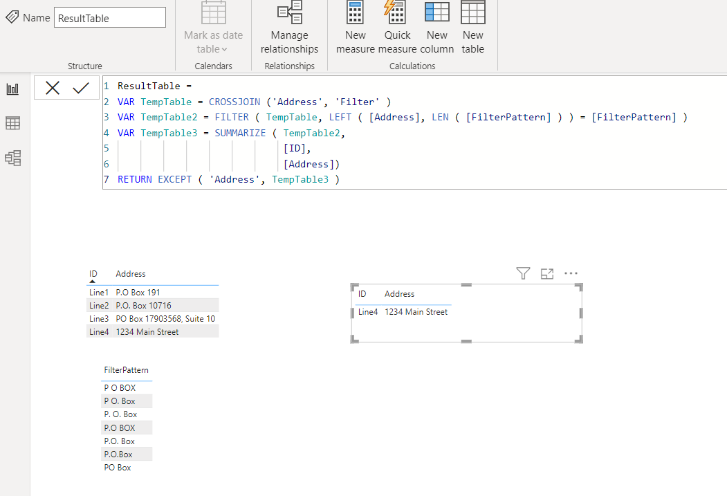 Text filter from another table - Microsoft Fabric Community