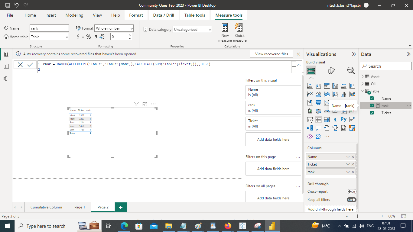 Keeping 1-2 duplicate values - Microsoft Fabric Community